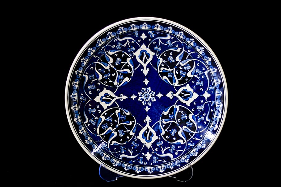 Tile, Handicrafts, Plate, increased, ceramic, turkey, atalay melahat glow HD wallpaper