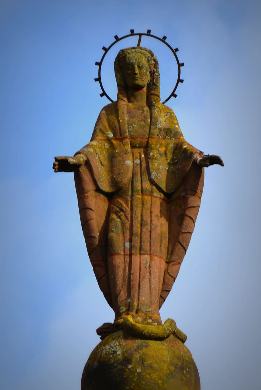 Statue, Image, maria, faith, christianity, waxweiler, religion HD wallpaper