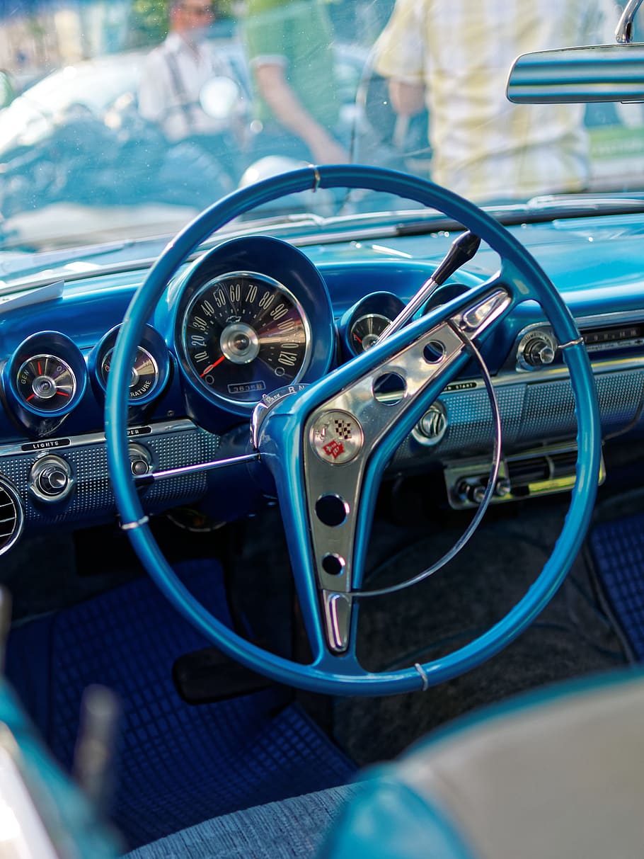 auto, oldtimer, classic, automotive, vehicle, retro, american HD wallpaper