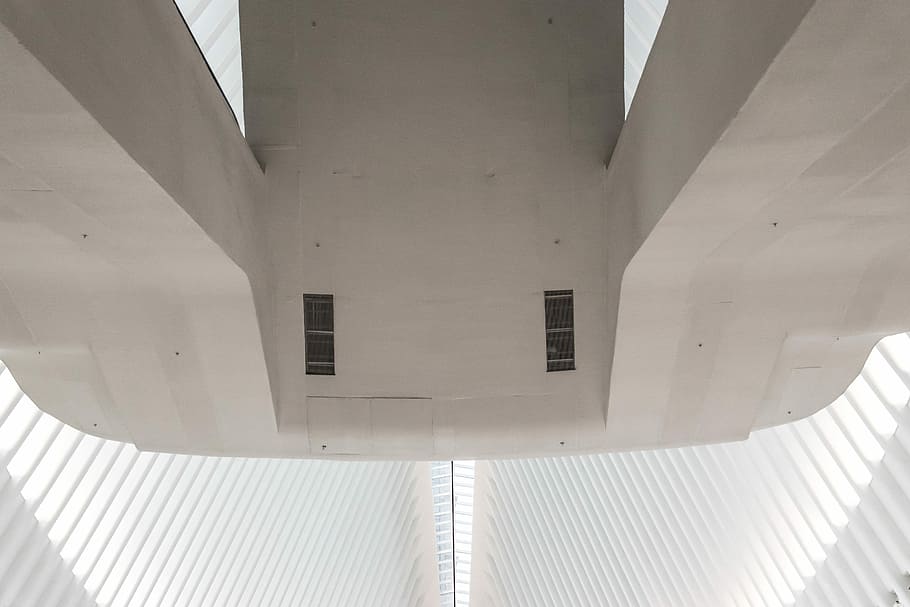 untitled, architecture, pattern, symmetrical, white, concrete HD wallpaper