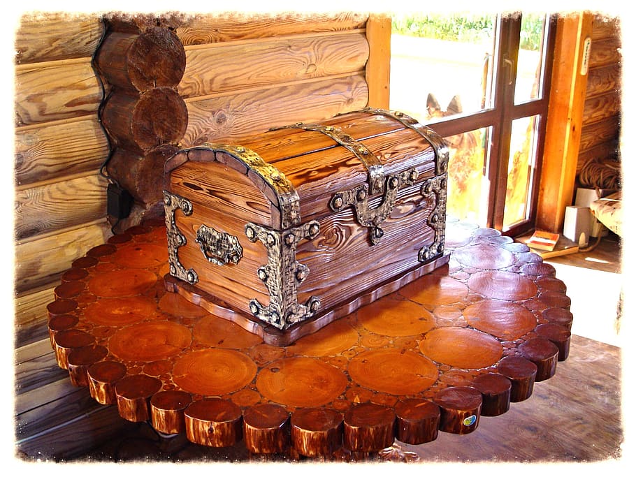 chest, table, tree, antique, natural, indoors, wood - material HD wallpaper