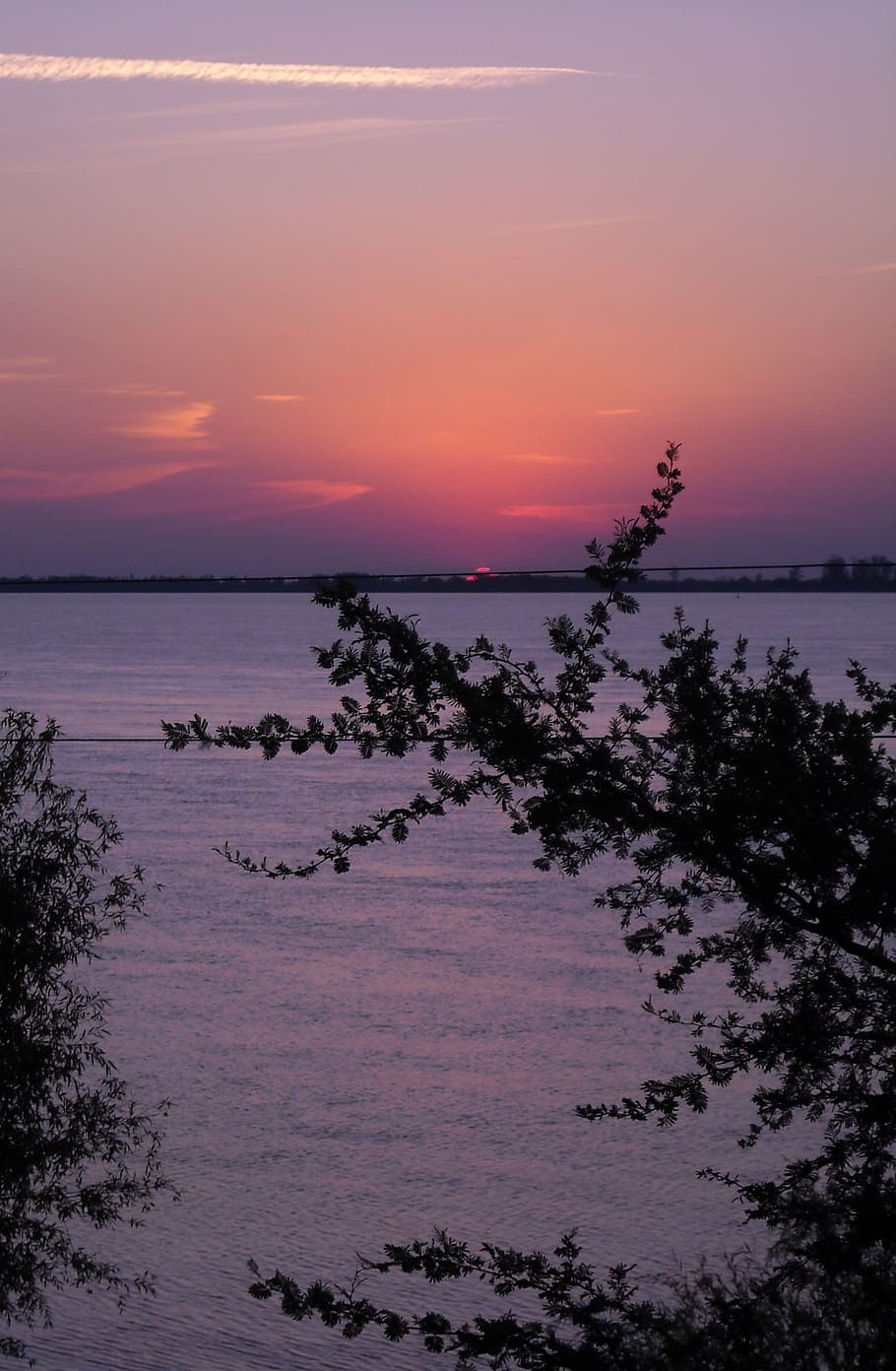 sunset, evening, sky, nature, summer, sunrise, landscape, outdoor HD wallpaper