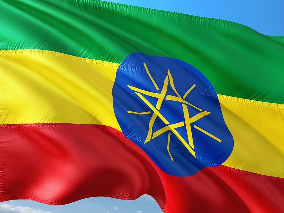 international, flag, ethiopia, east africa, patriotism, symbol, HD wallpaper