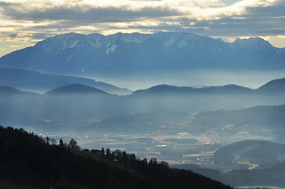 koralpen, wolf mountain, styria, austria, nature, landscape, HD wallpaper