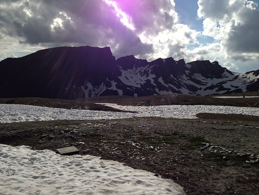 grossglockner, mountains, austria, nature, landscape, snow HD wallpaper