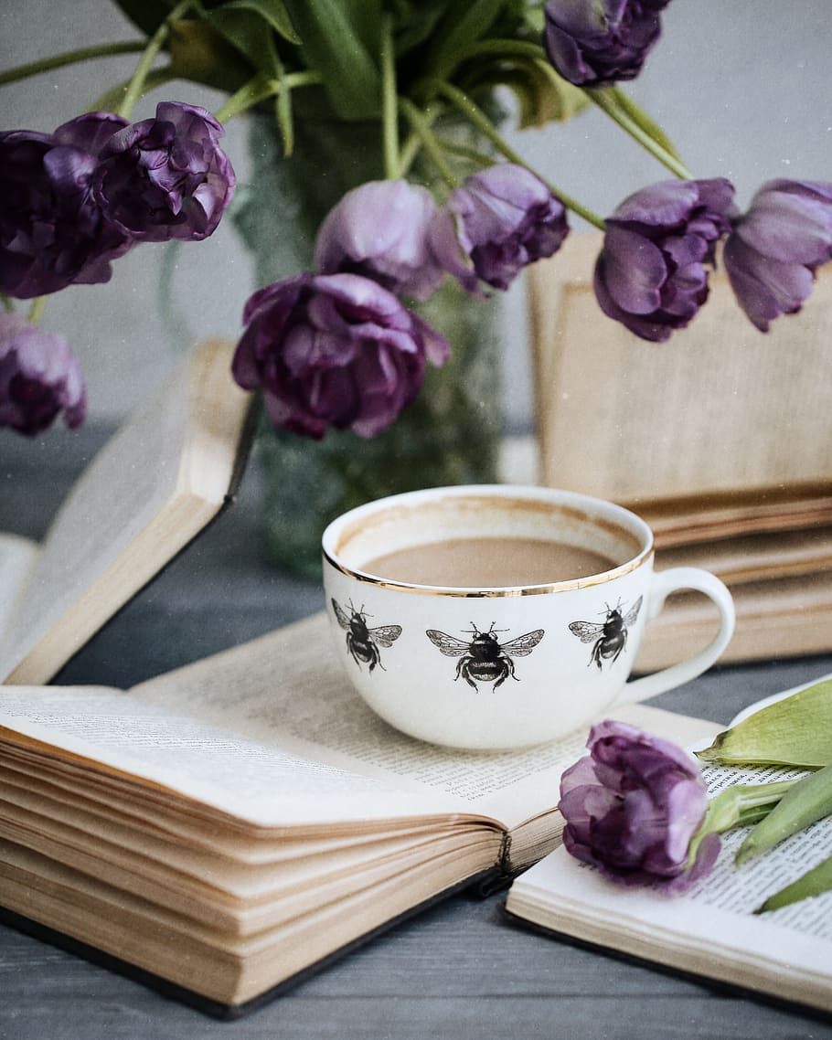 table, food, flower, tea, wood, freshness, flowering plant HD wallpaper