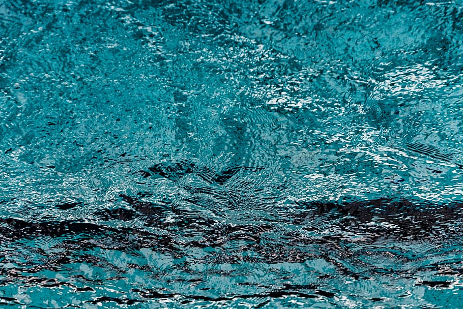 closeup photography of body of water, swirl, blue, abstract HD wallpaper