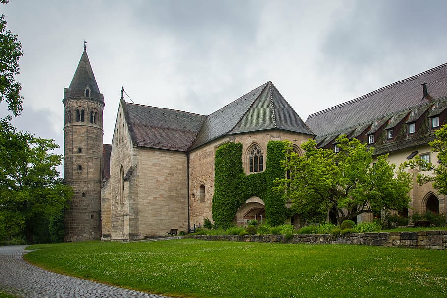lorch, monastery, abbey, monastery of lorch, benedictine, house of hohenstaufen, HD wallpaper