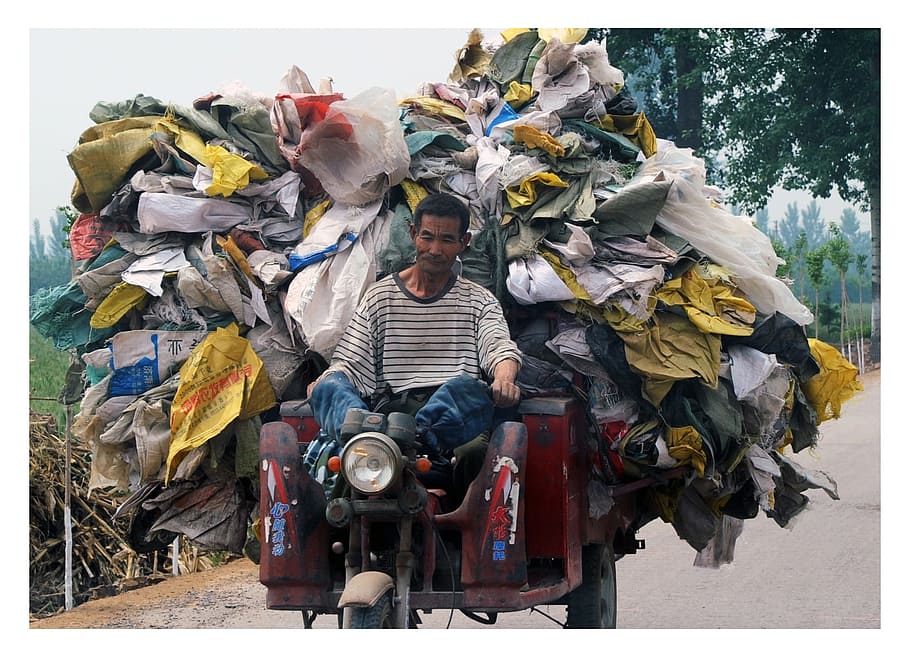 Waste, Hard Work, livelihoods, received waste, one man only HD wallpaper