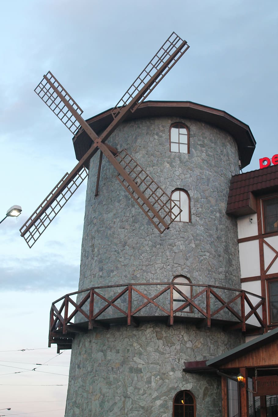 mill, tavern, the average age, windmill, architecture, built structure HD wallpaper