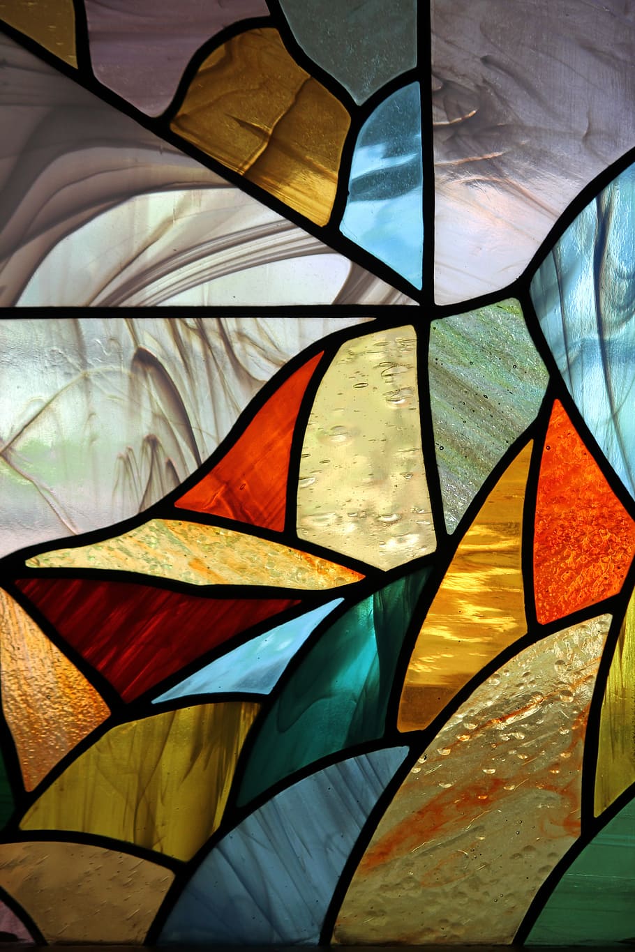 Stained glass panels 1080P, 2K, 4K, 5K HD wallpapers free download