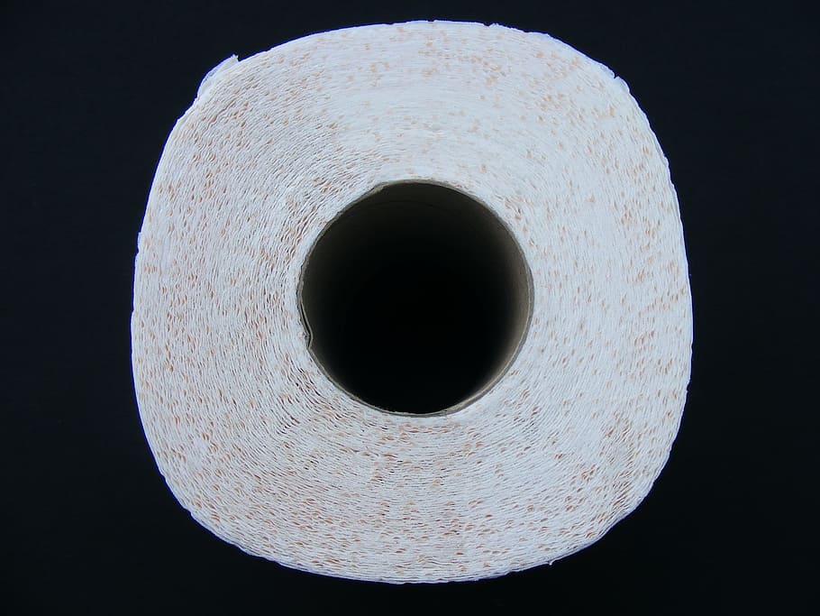 roll of white tissue, Toilet Paper, Bathroom, hygiene, clean, HD wallpaper