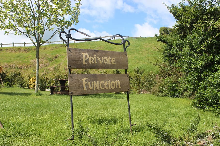 private function, sign, nz, hobbiton, green, outdoors, plant HD wallpaper