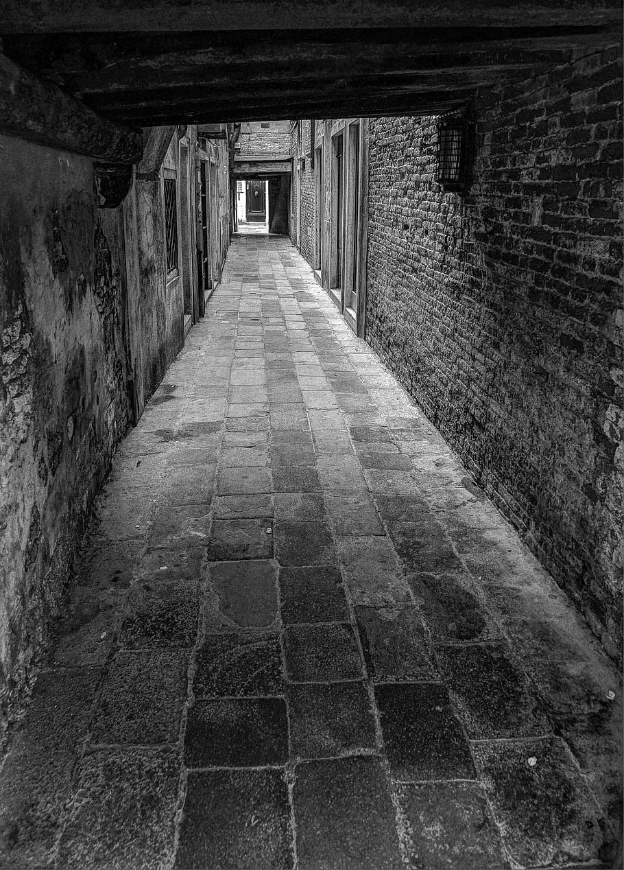street, inside, black, passage, architecture, the way forward HD wallpaper
