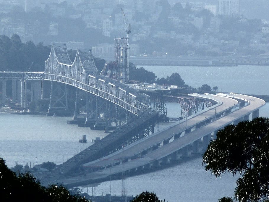 Bridge, Bay, Berkeley, Landmark, Water, city, travel, cityscape HD wallpaper
