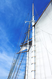 sail, boot, sky, port, water, sailing boat, sea, ship, sailing vessel HD wallpaper