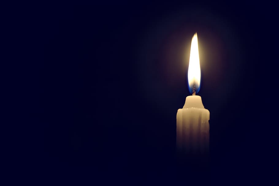 candle, darkness, flame, fire, burning, fire - natural phenomenon HD wallpaper