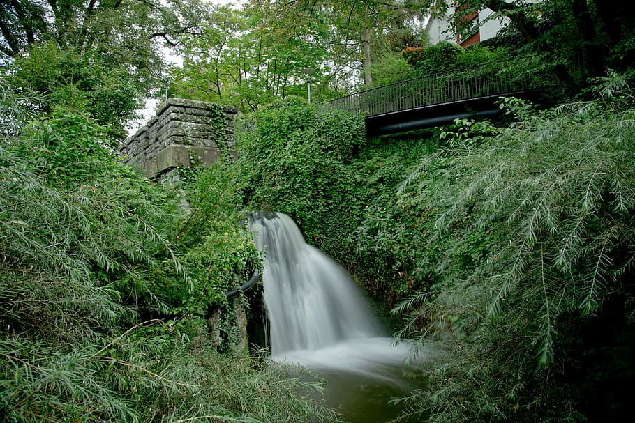 Water, River, Waterfall, Long Exposure, bach, nature, waters HD wallpaper