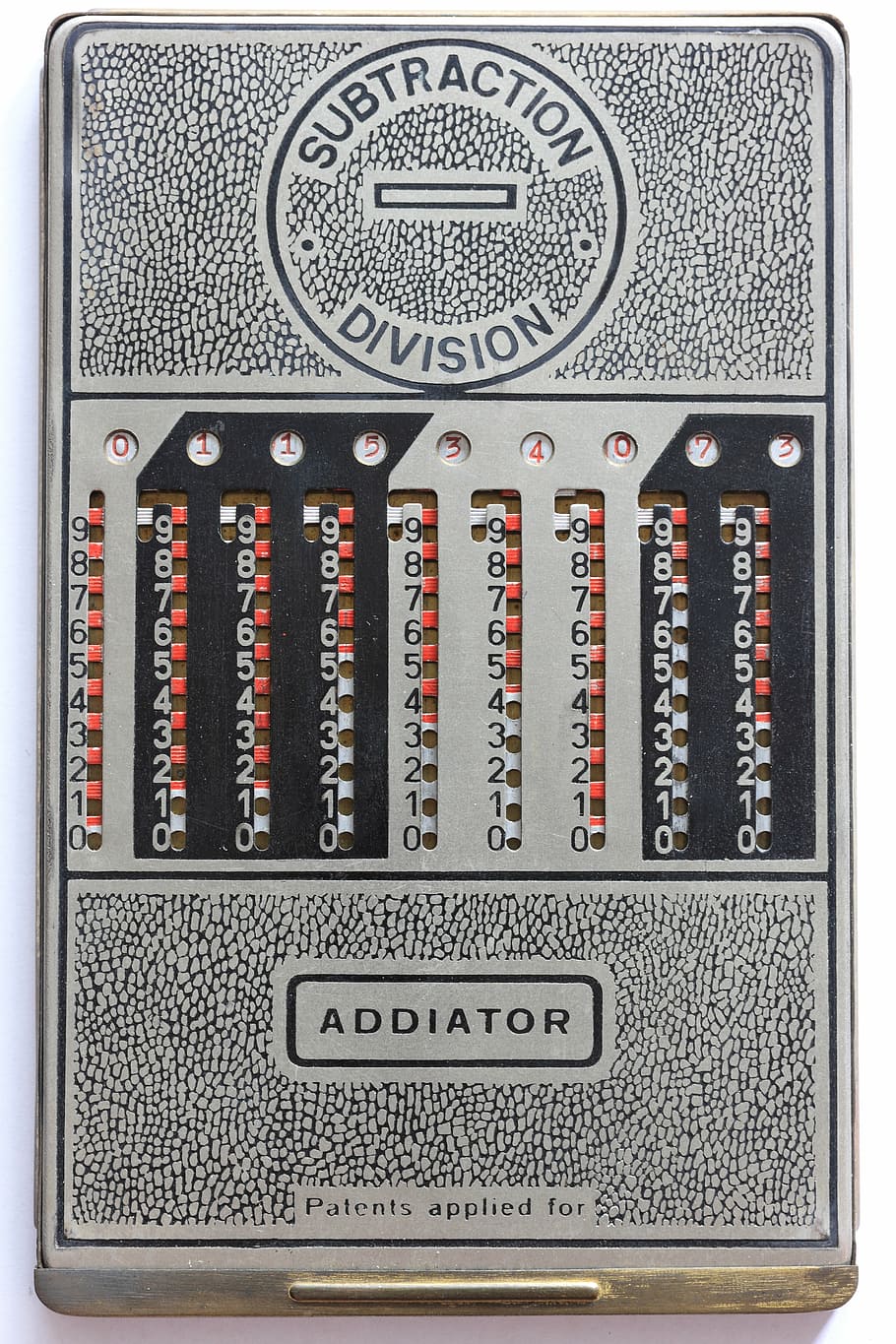 addiator, mechanical, calculator, subtract, addition, subtraction HD wallpaper
