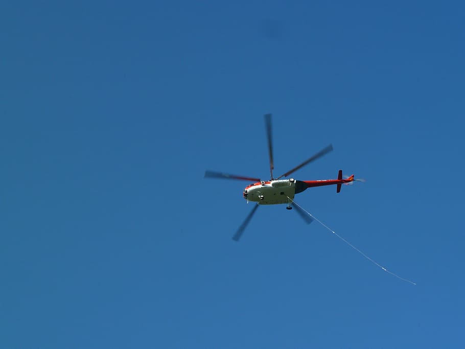 helicopter, rescue, fly, emergency, red, aircraft, aviation HD wallpaper