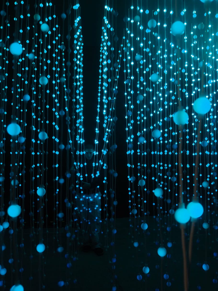 pattern, light, color, points, structure, illuminated, lighting equipment HD wallpaper