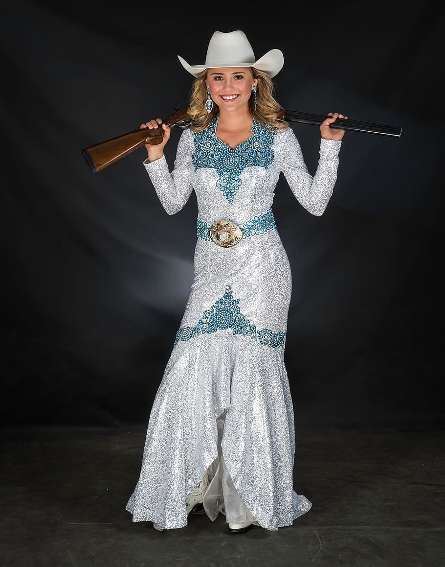 cowgirl, barrel racer, rodeo, one person, full length, clothing
