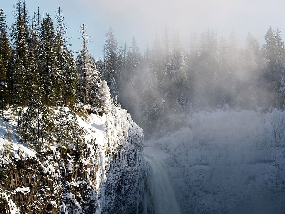 1920x1080px | free download | HD wallpaper: helmcken falls, winter