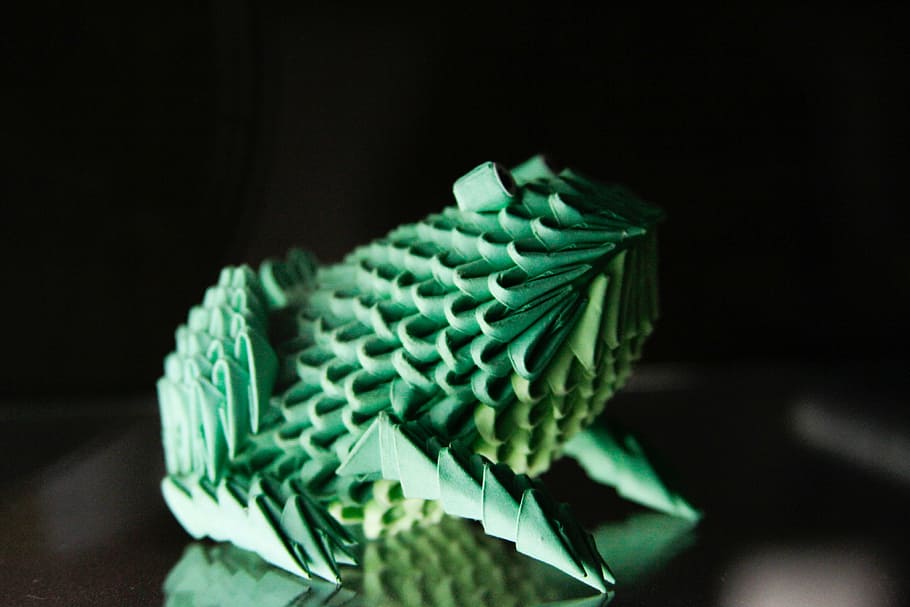 origami, paper, figures, forms, frog, united, animal, small HD wallpaper