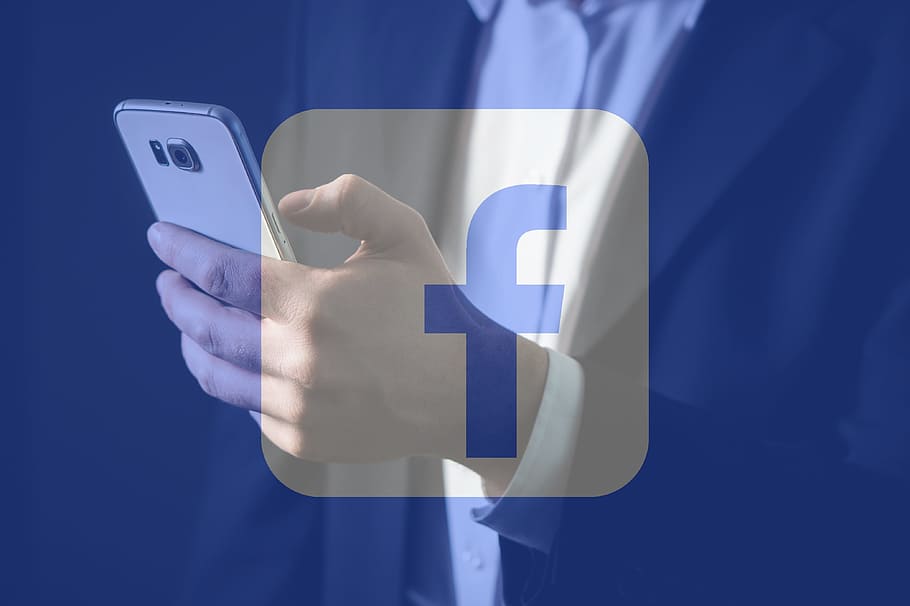 Facebook logo, mobile, smartphone, facebook lite, texting, social HD wallpaper