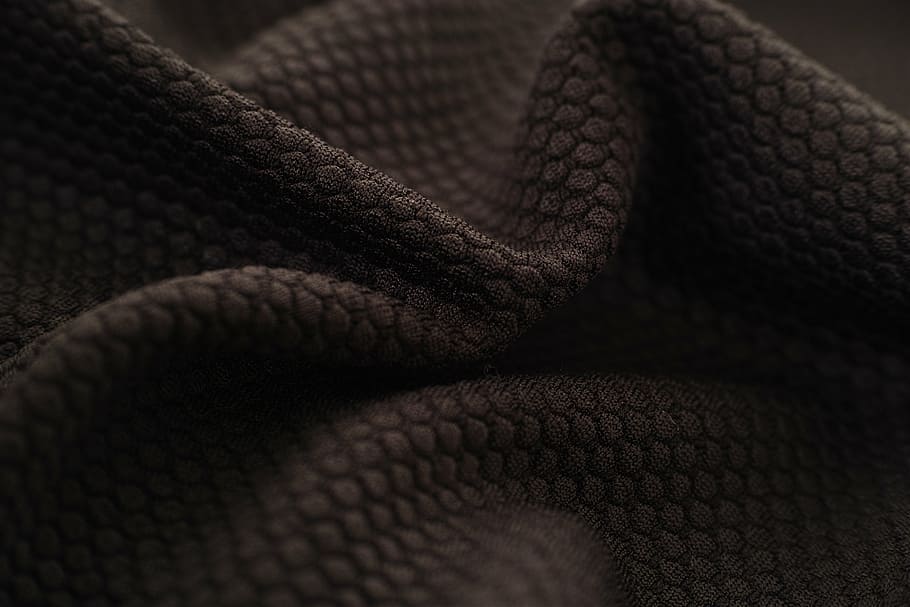 black textile, texture, macro, closeup, space, painted, pattern HD wallpaper
