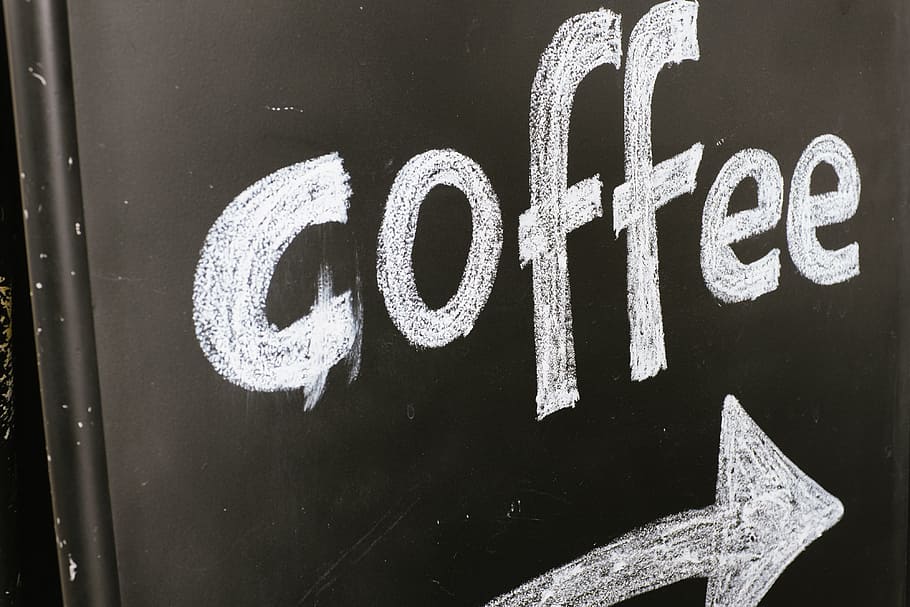 Coffee shop sign, objects, text, communication, day, no people HD wallpaper