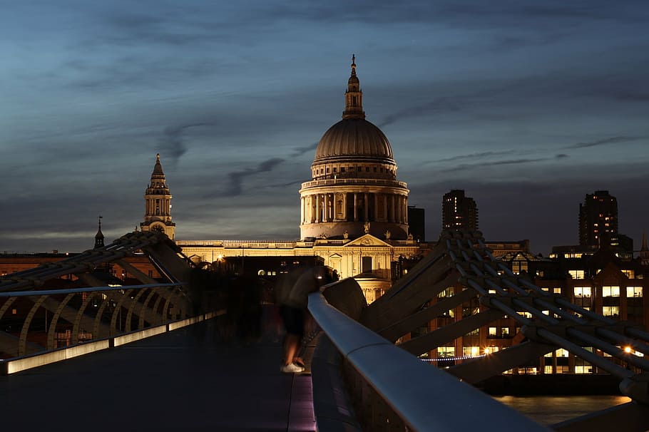 st paul's cathedral, london, architecture, landmark, historical, HD wallpaper