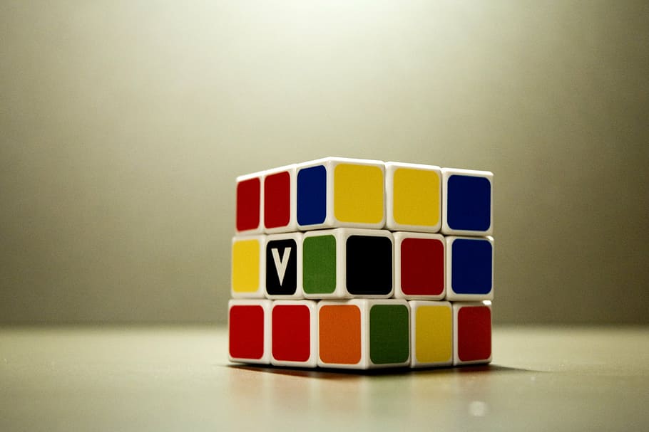 rubik's cube, game, strategy, idea, winner, challenge, multi colored HD wallpaper