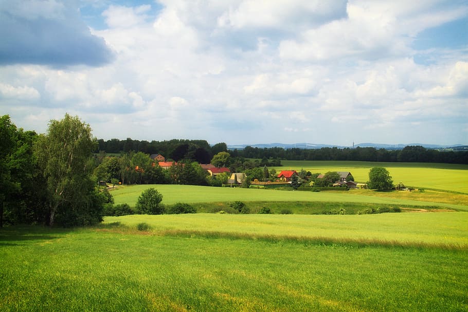 germany, landscape, scenic, sky, clouds, nature, outside, country HD wallpaper