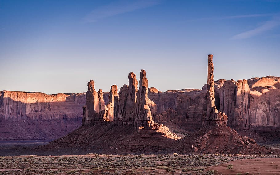 landscape photography of rock formation, Grand canyon, mountain HD wallpaper