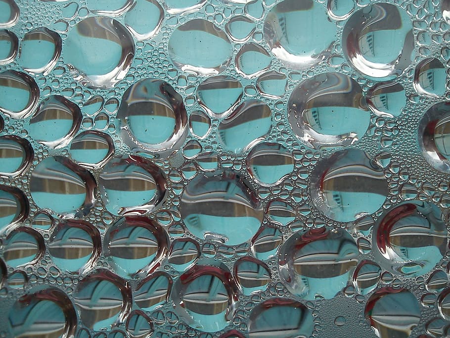 closeup of white droplets on surface, Drop Of Water, Water, Condensation HD wallpaper