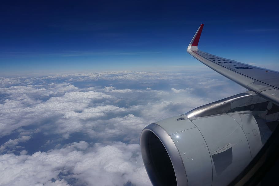 Flight, Sky, High, Altitude, Plane, Wings, high altitude, airplane HD wallpaper