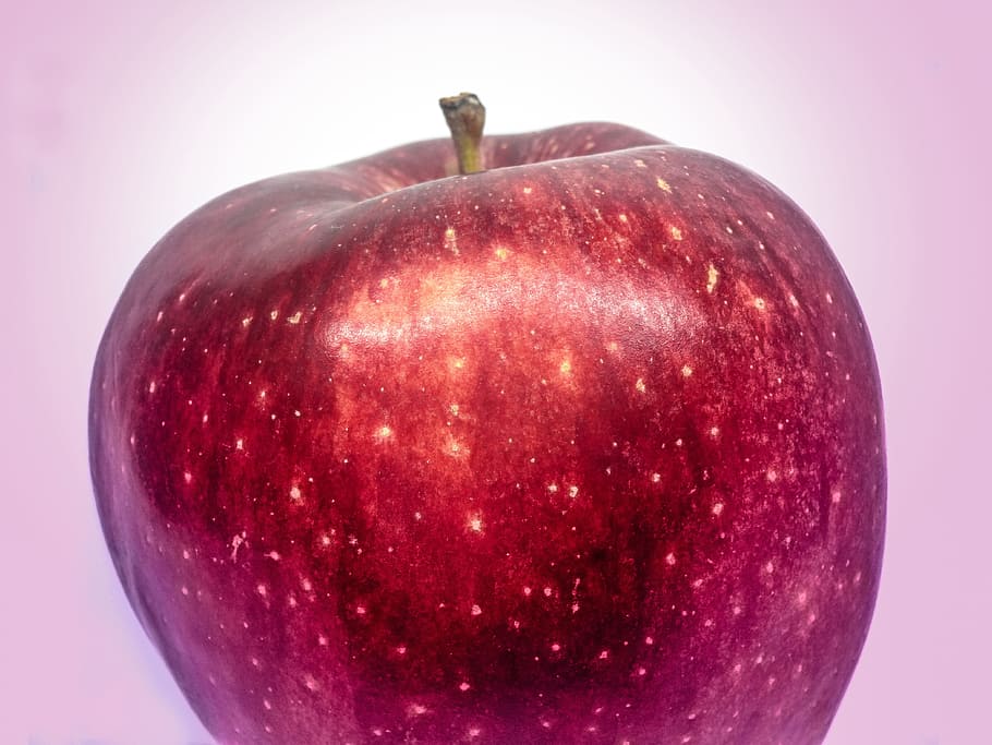 fruit, apple, sweet apple, red apple, white background, power HD wallpaper