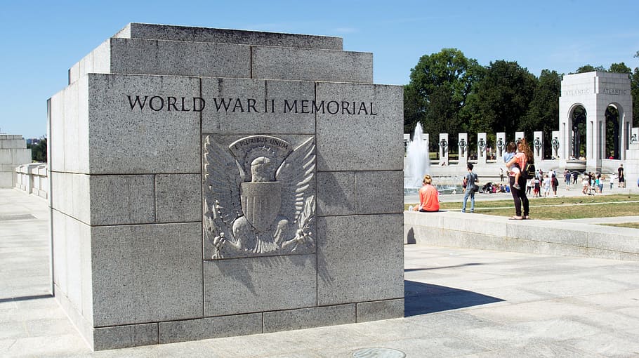 wwii, memorial, washington, dc, marble, remembrance, monument HD wallpaper