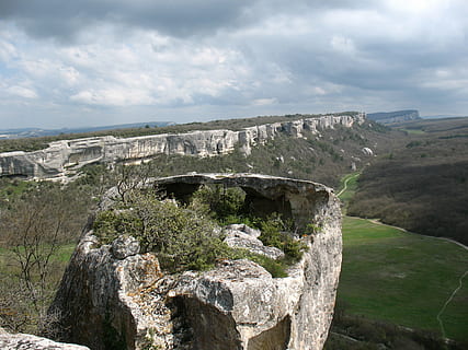 crimea, eski kerman, spring, cloud - sky, nature, day, no people HD wallpaper