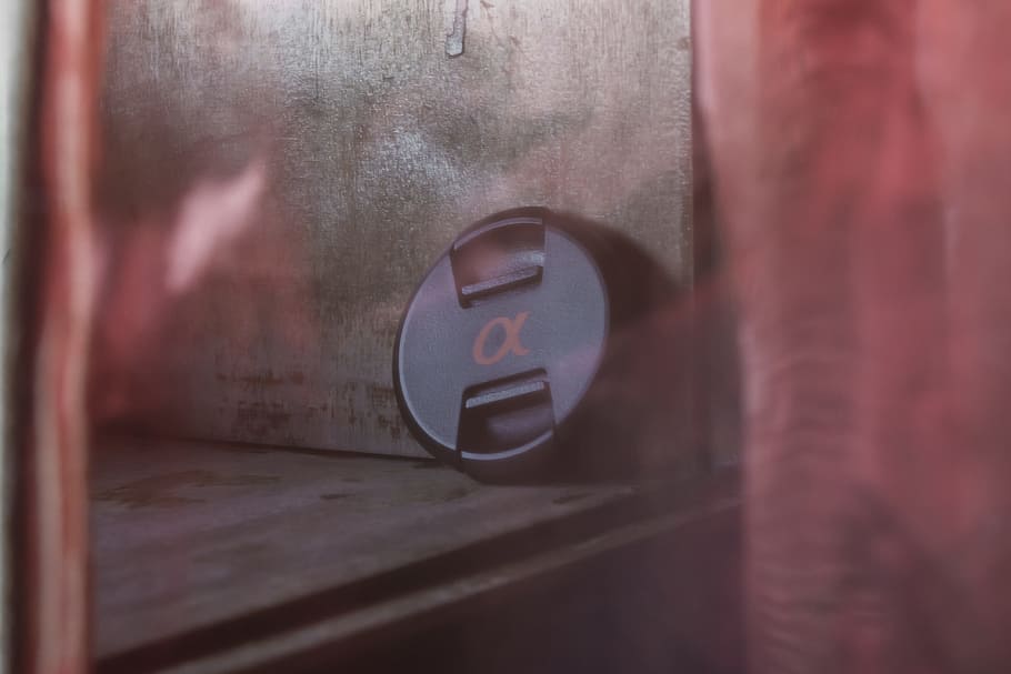 sony alpha, curtain, window, close-up, selective focus, communication HD wallpaper