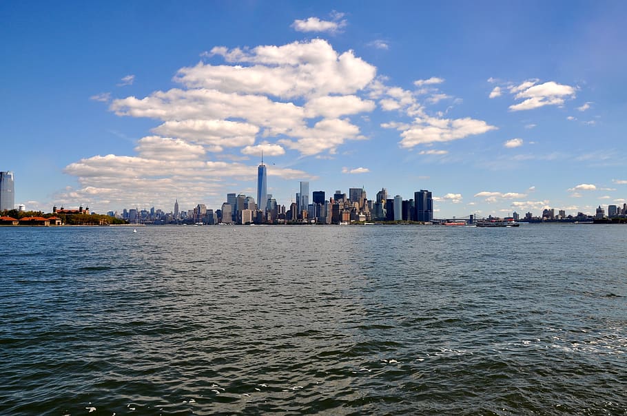 new york, america, usa, manhattan, city, skyscraper, big apple, HD wallpaper