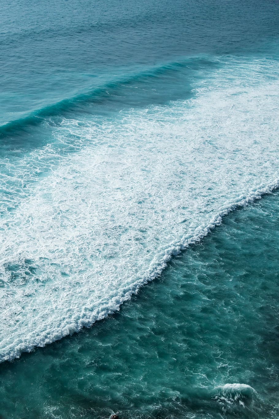 time lapse photography of body of water, body of water with waves during daytime HD wallpaper