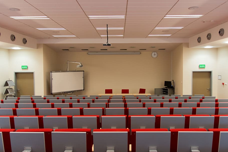 untitled, room, lecture hall, assembly hall, audience, lectures HD wallpaper