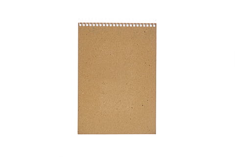 notebook, page, paper, the work, office, is empty, document HD wallpaper