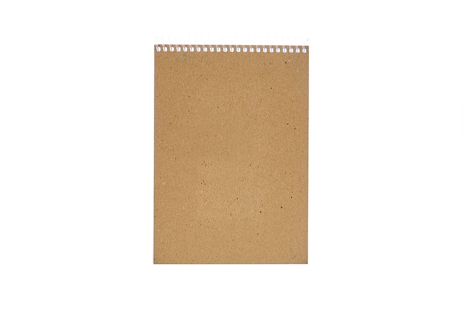 notebook, page, paper, the work, office, is empty, document HD wallpaper