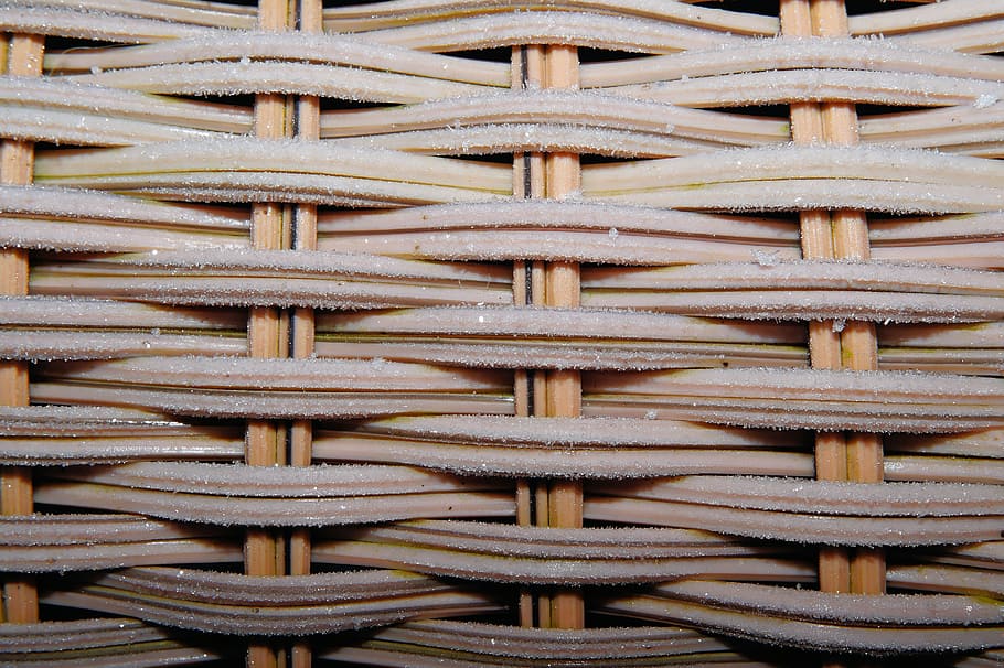 garden chair, wicker, pattern, close, structure, woven, rattan HD wallpaper