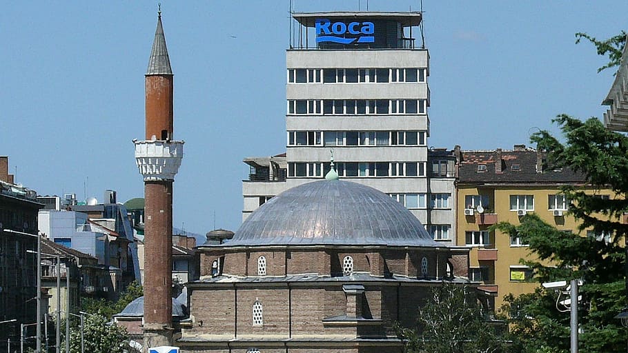 mosque, mosque in sofia, muslims, architecture, building exterior HD wallpaper