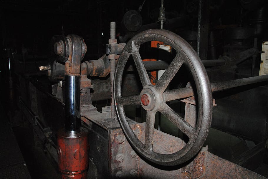 valve, machine, industry, museum, bill, zollverein, factory, HD wallpaper