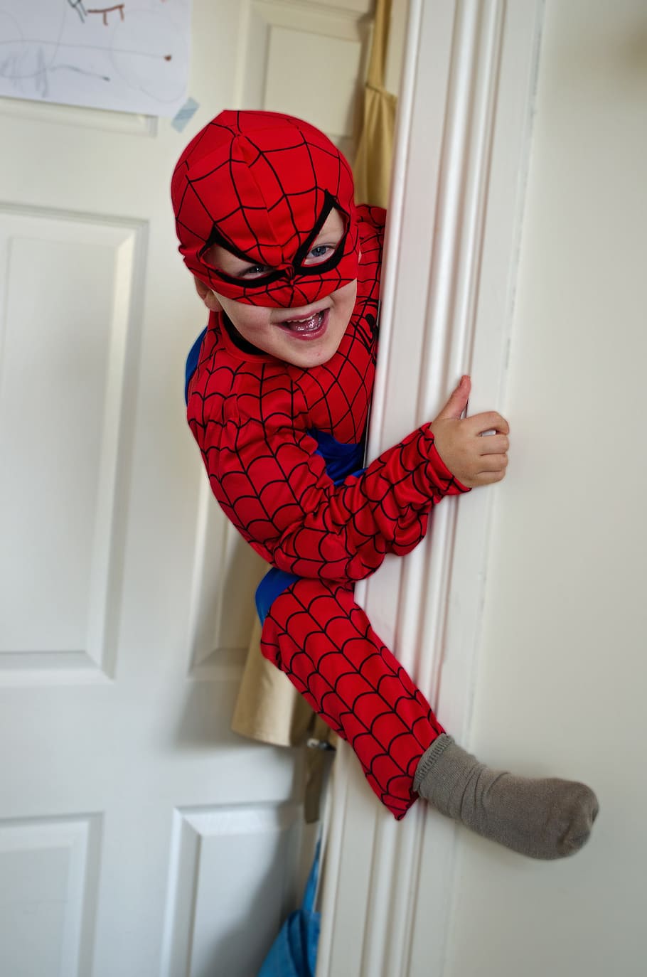 HD wallpaper: boy wearing Spider-Man costume, little, spiderman, child,  funny | Wallpaper Flare